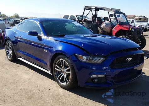 2016 Ford Mustang Gt Premium z USA, uszkodzony, nr VIN 1FA6P8CF6G5336744